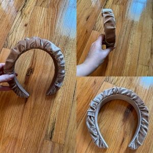 Anthropologie New no tags velour puff headband